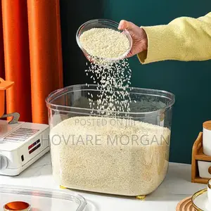 20liters Acrylic Rice Bin With Scoop
