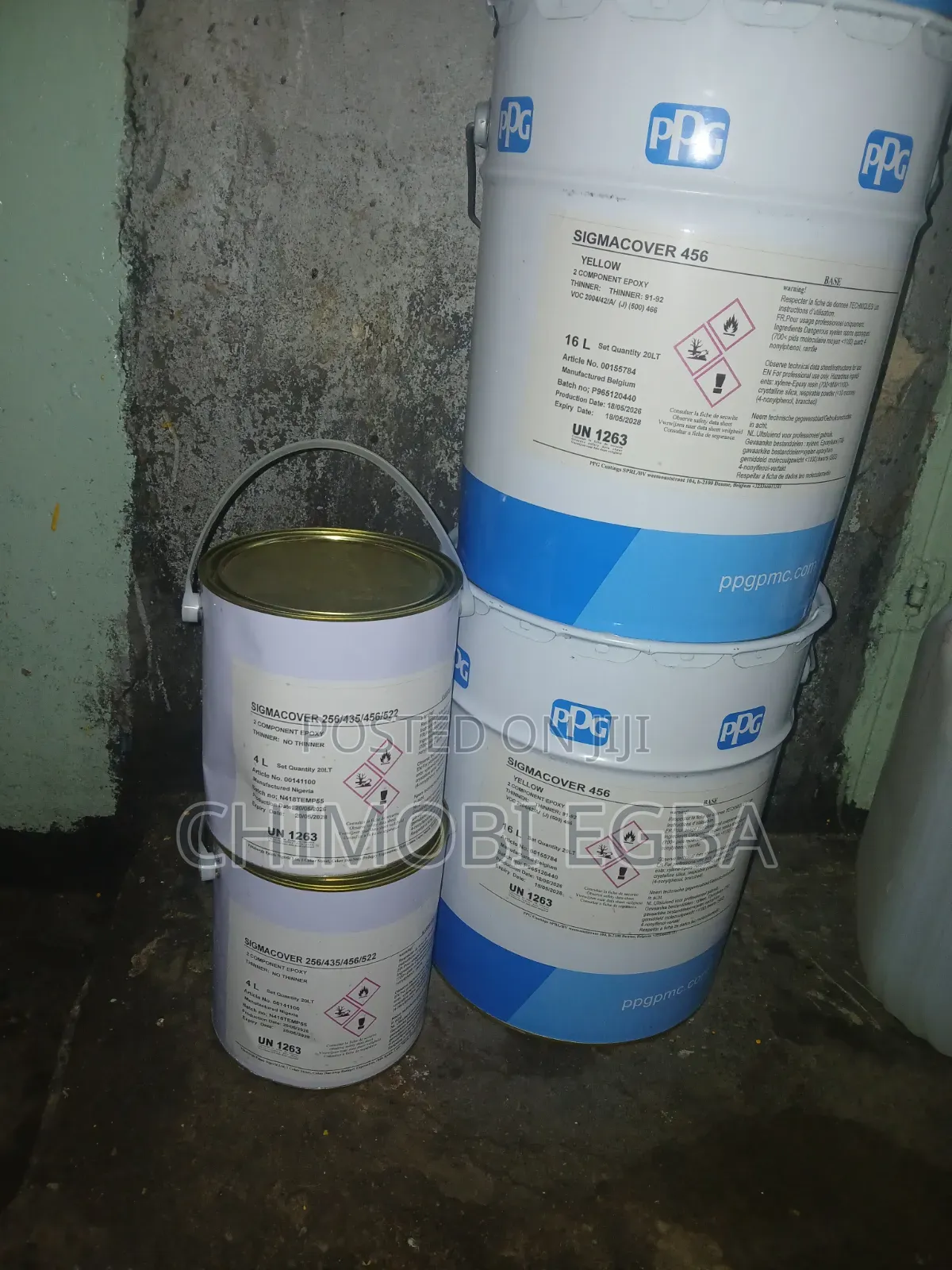Sigmacover 456 Epoxy Yellow a/B