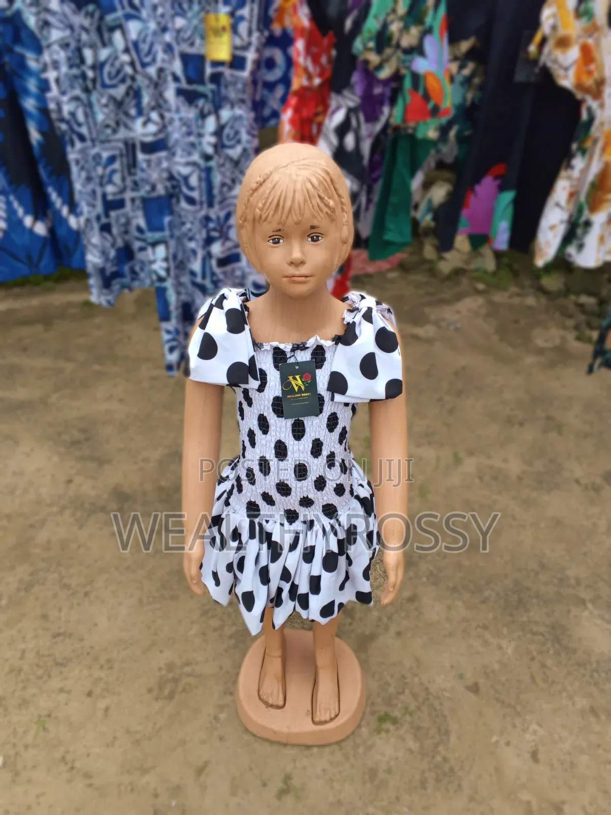 Polka Dot Kiddies Gown