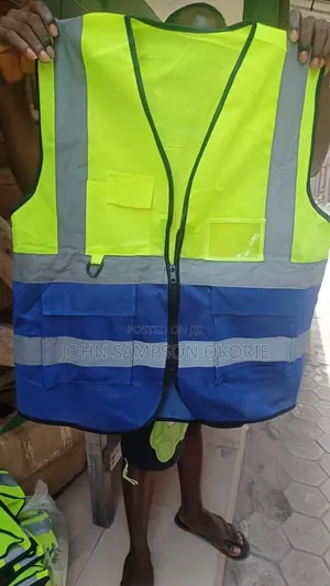 Lemon and Blue Reflective Jacket