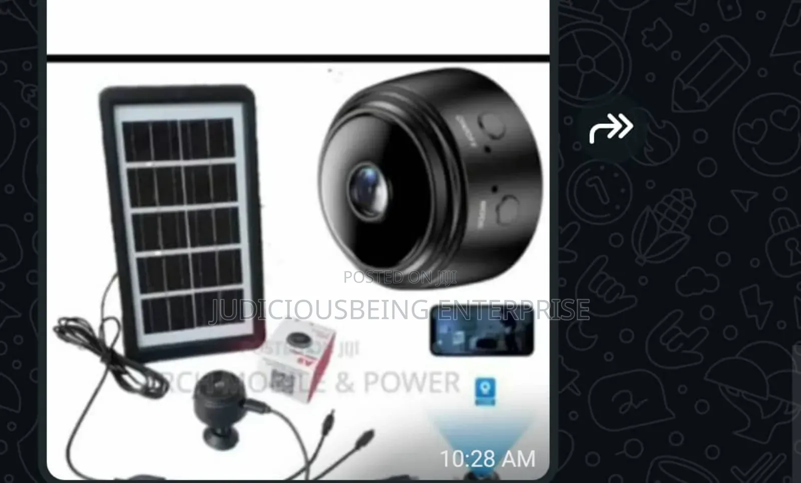 WiFi Solar Spy Security Camera