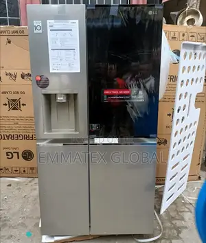 LG Side by Side Refrigerator Mirror Glass Knocking