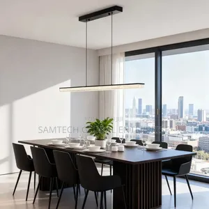 Modern Linear Crystal LED Pendant Light Luxury for Elegant Interiors