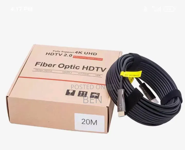 Generic HDMI Cable 20m Optical Fiber Cable