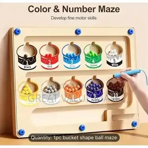 Magnetic Color Counting Maze – Montessori Educational Puzzlefor Kids
