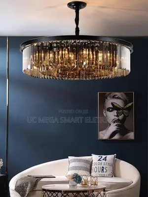 Light Luxury Crystal Chandelier Modern Designer Luxurious Ceiling LED