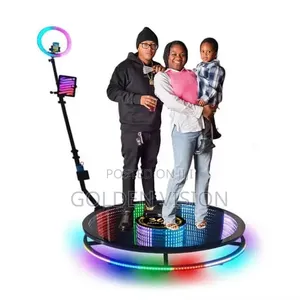 360 Photo Booth Video Motion Rotating Selfie Platform