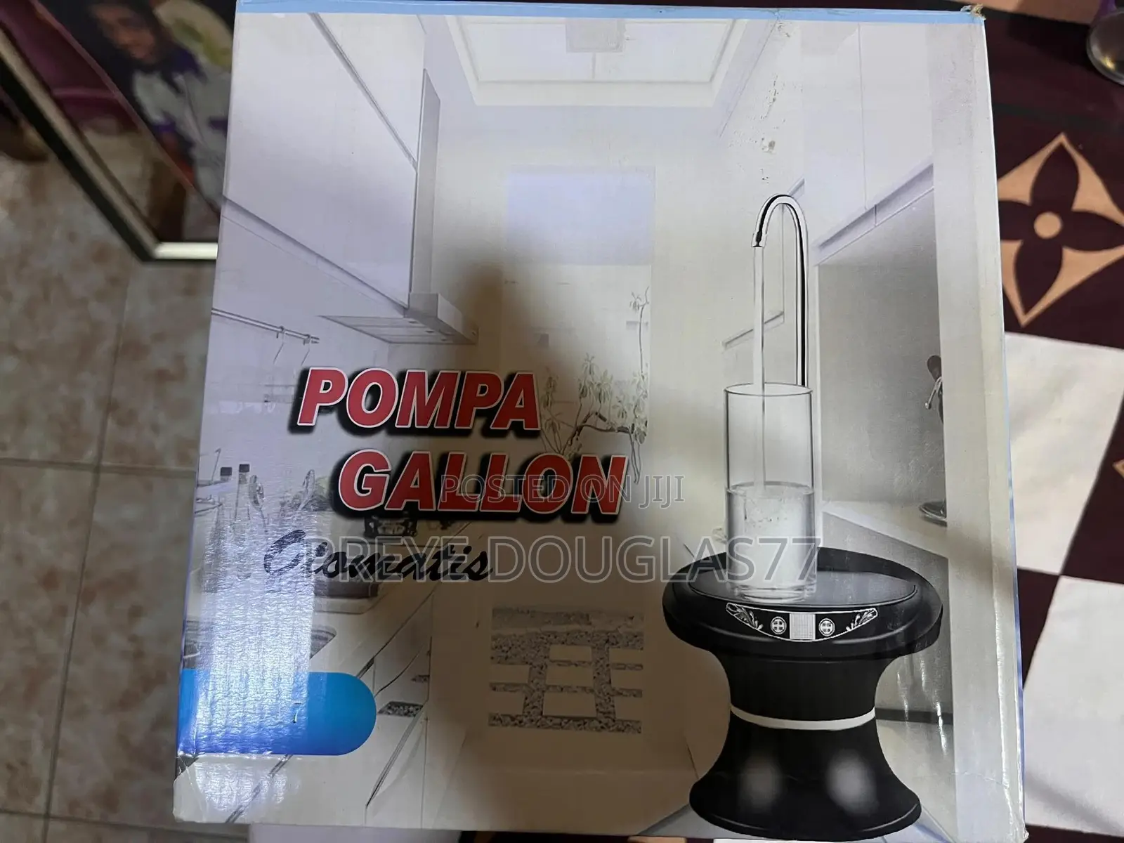 Smart Tabletop Electric Water Dispenser Pump (Rechargeable)