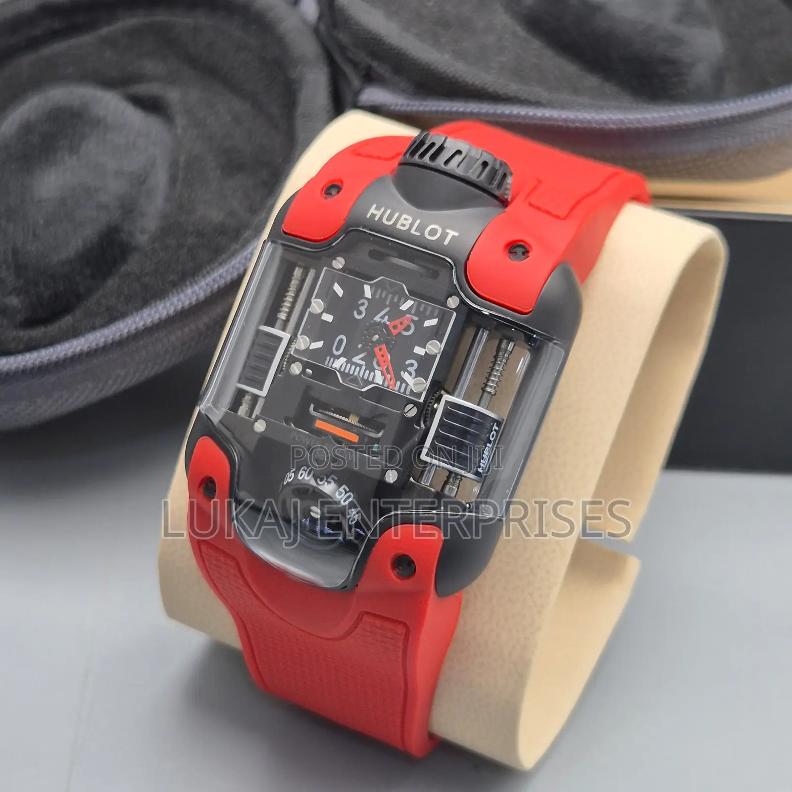 High Version *Hublot Geneve Mp3 Rubber Strap Watch