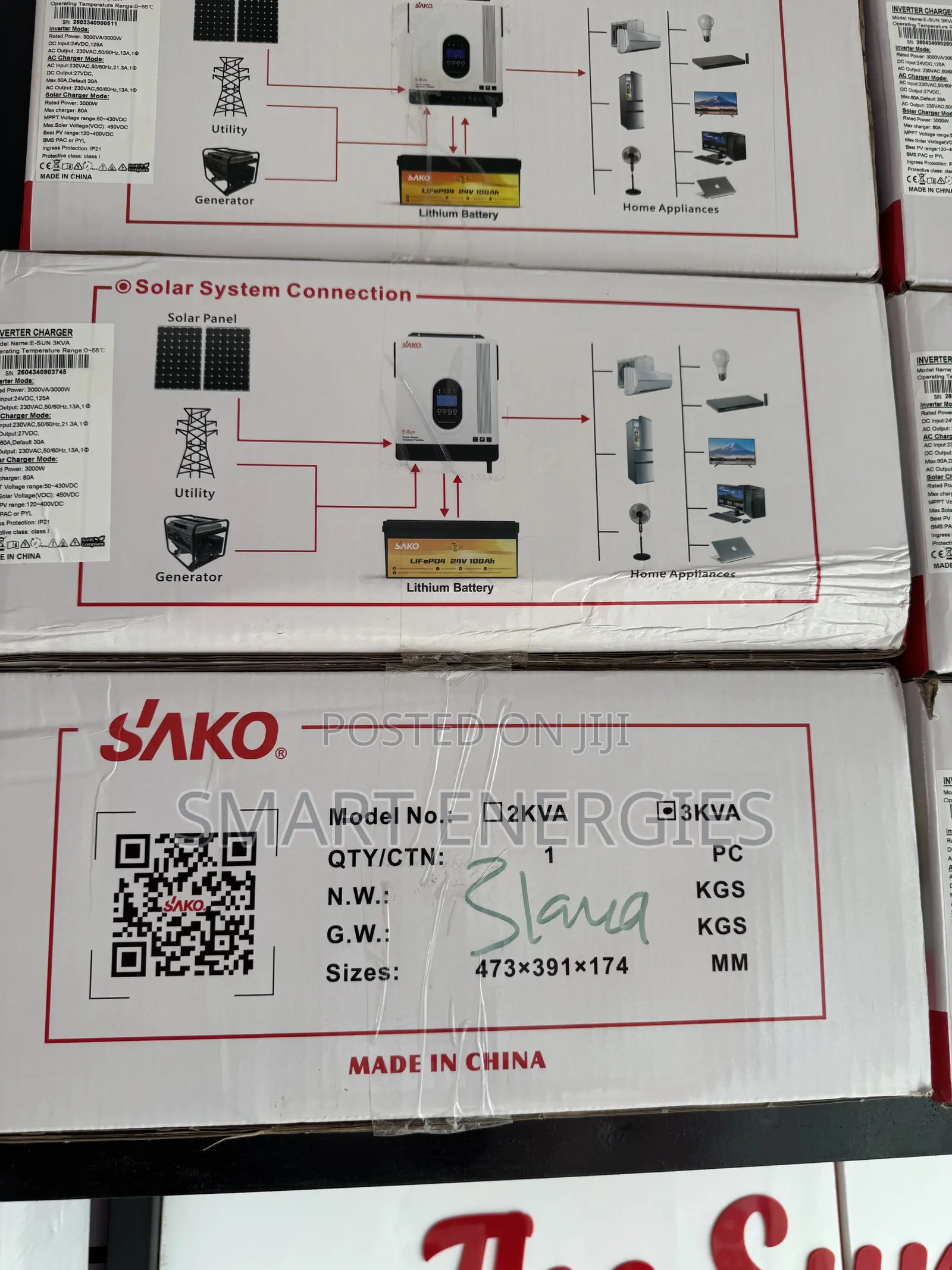 3kva/24v Sako Hybrid Solar Inverter