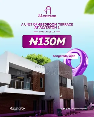 Furnished 4bdrm Duplex in The Alverton, Sangotedo for sale