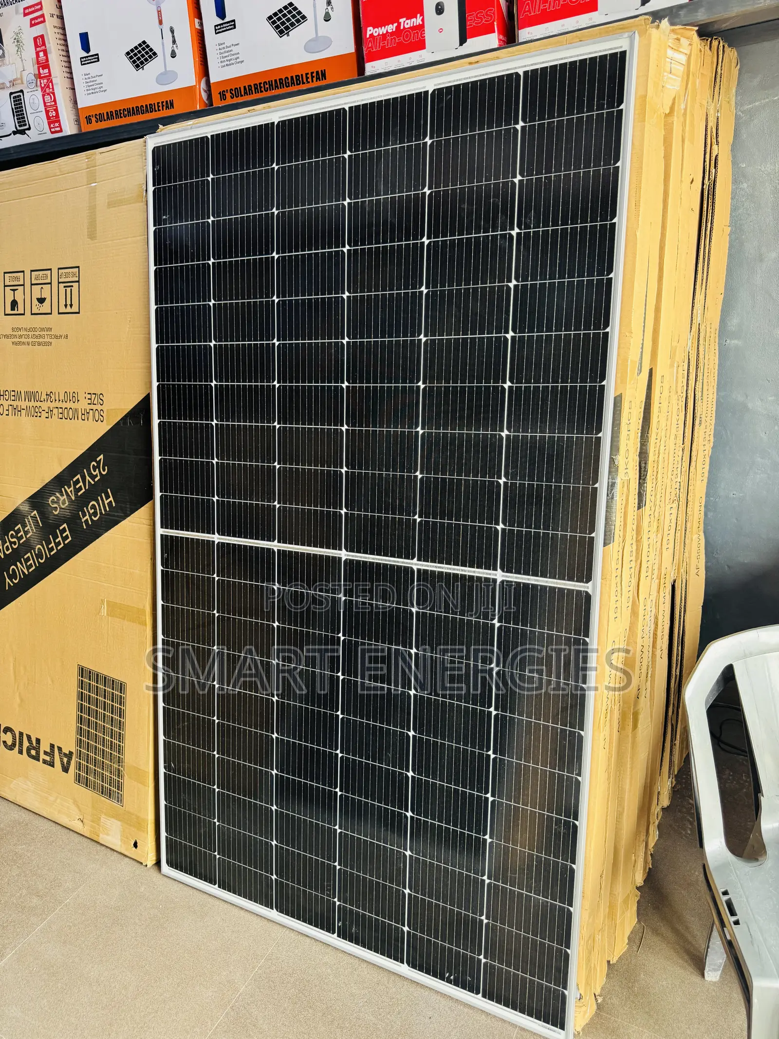 550watts Africell Mono Solar Halfcut Panel