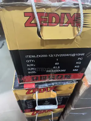 12v 200Ah Zedix Dry Cell Solar Battery