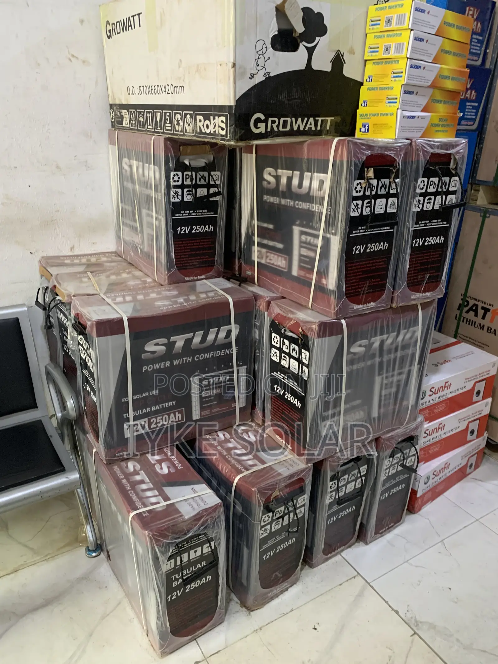 250ah 12v Stud Power Lithium Ion Battery