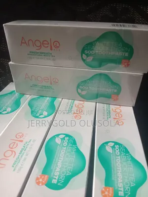 Angelo Toothpaste Paste Floride Free