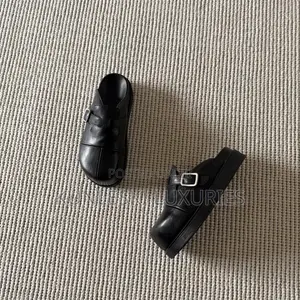 Original C-Sole Pleated Buckle Stud Mules