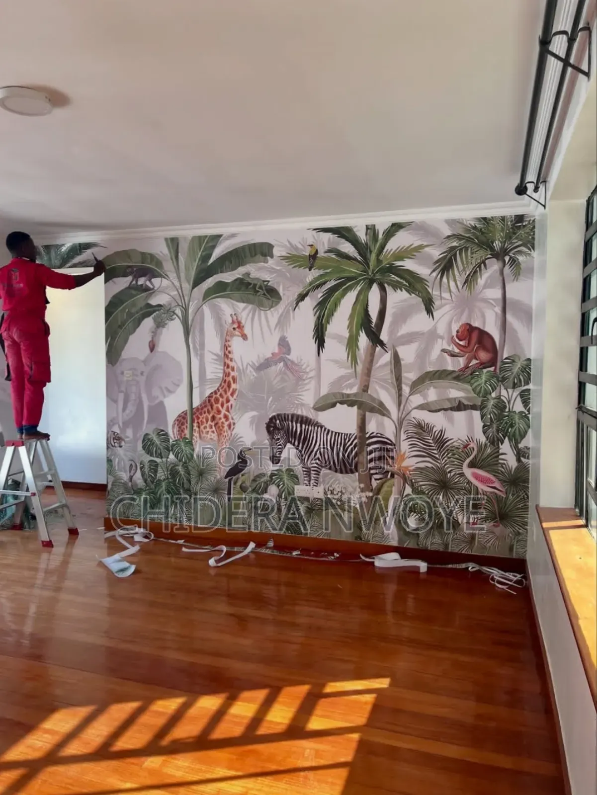 Wallpaper Installation Interior Decoration