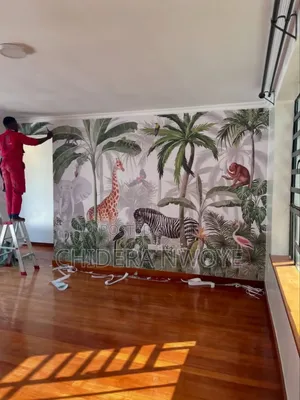 Wallpaper Installation Interior Decoration