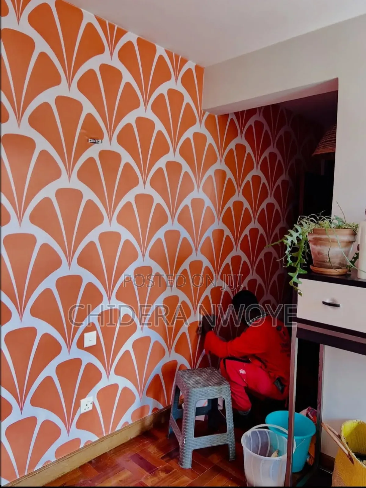 Wallpaper Installation Interior Decoration