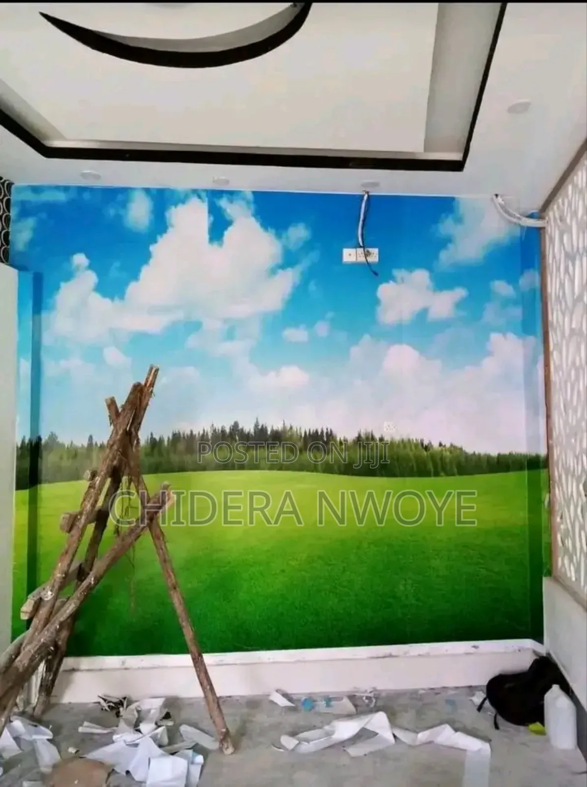 Wallpaper Installation Interior Decoration