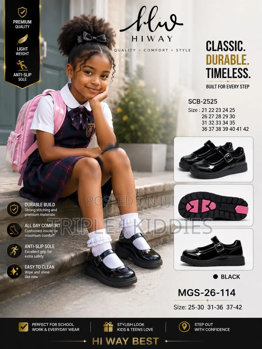 Girls School Shoes