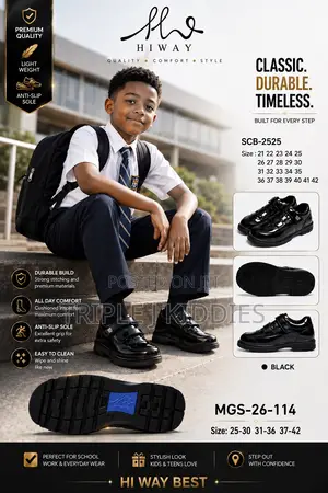 Boys School/Cooperate Shoe