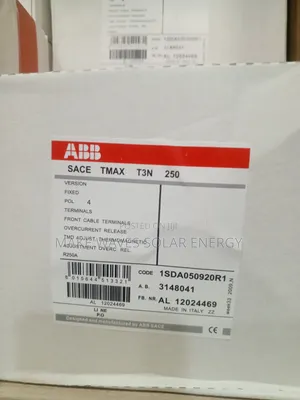 4p 250A McCb Breaker ABB Tmax