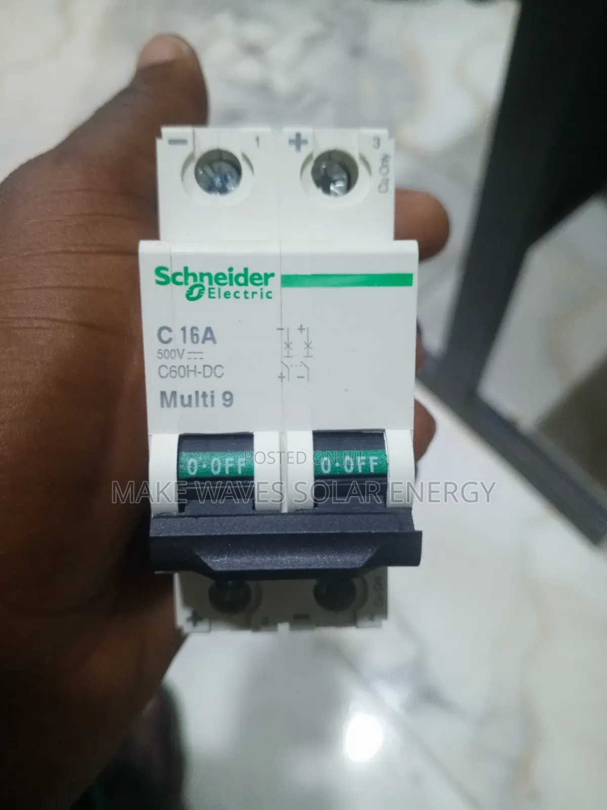 Schneider MCB Breaker 2p 16A DC