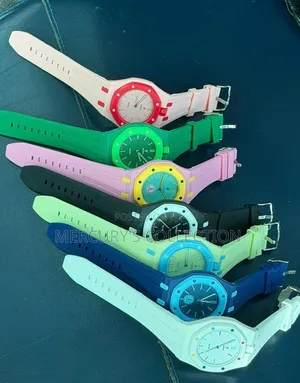 Luxury Colorful Unisex Wristwatch | Silicone Strap | Multiple Colours