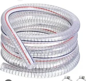 1/2 Tranparent Steel Suctoin Hose for Water Petrol and Chemical