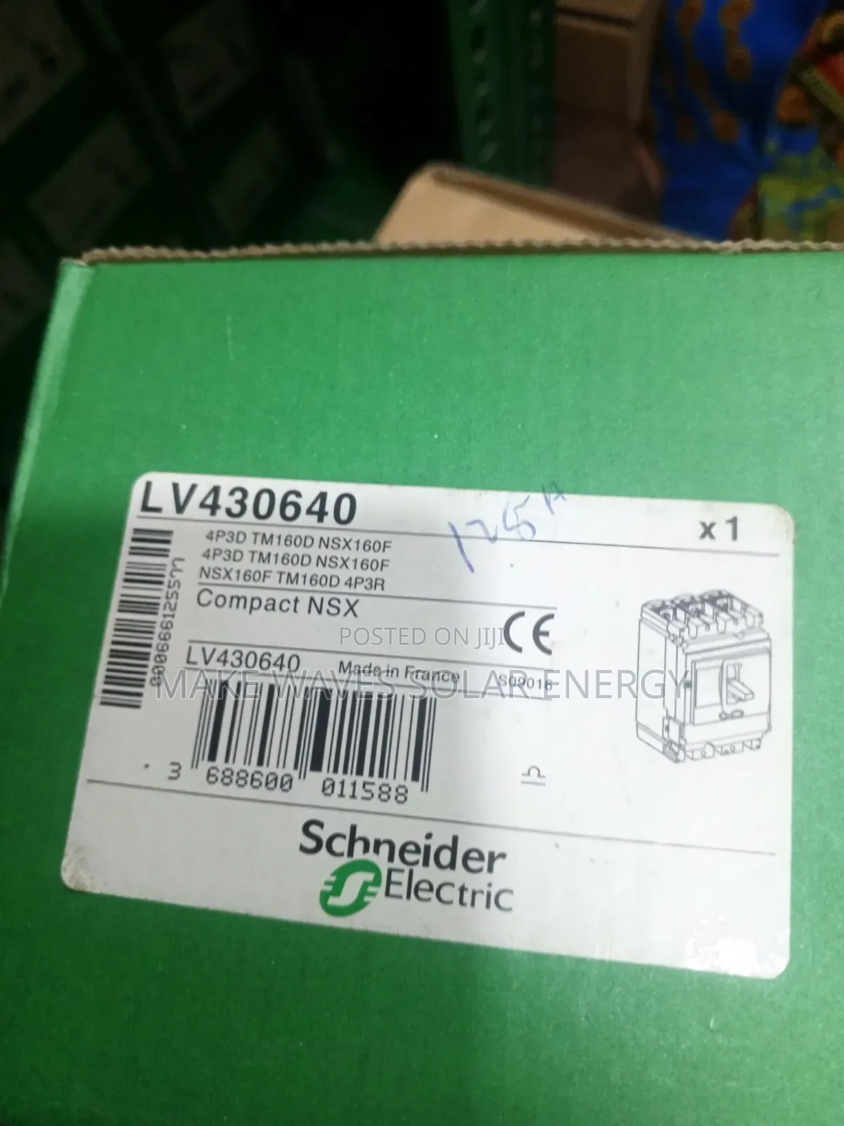 4p 160A Schneider McCb Breaker Old Model