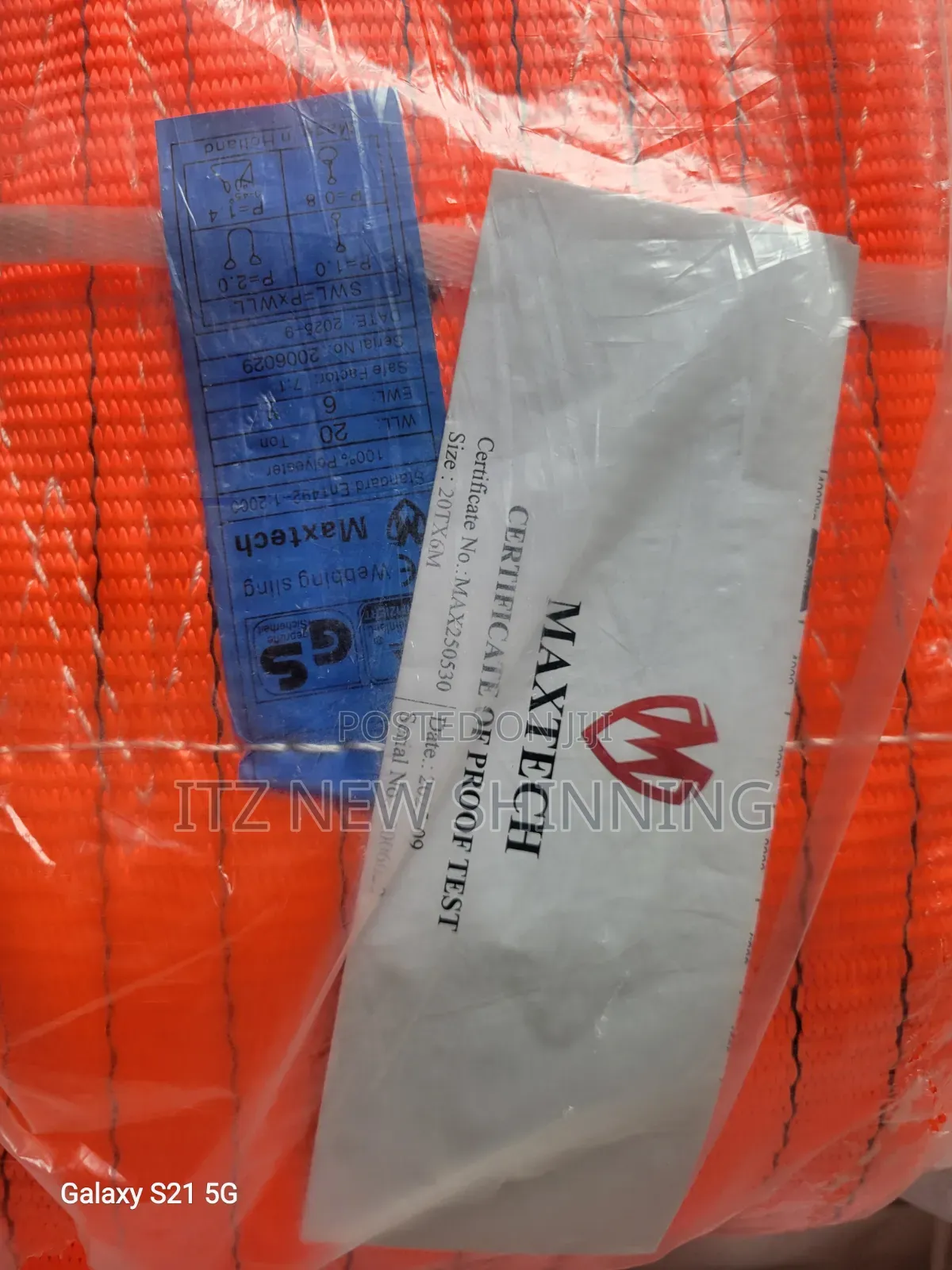20tons by 6mtrs Lifting Belt