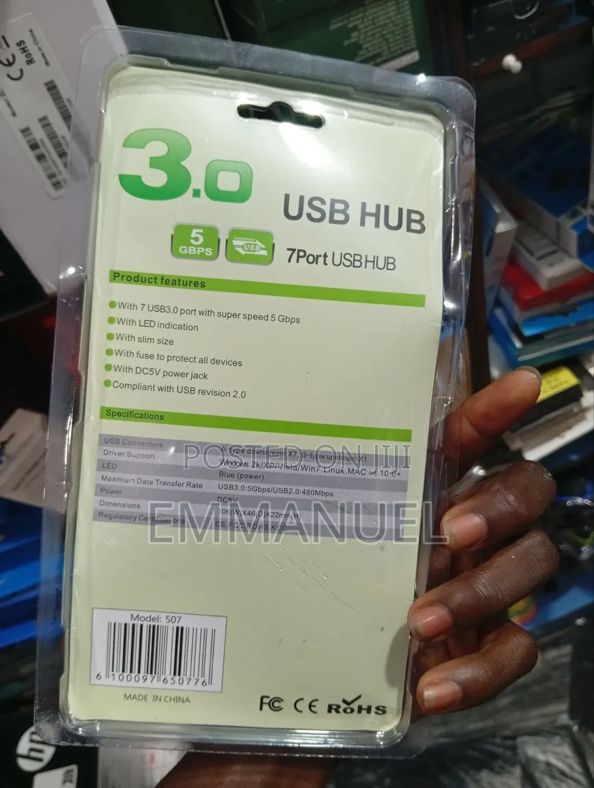 7 Ports USB Hub Original