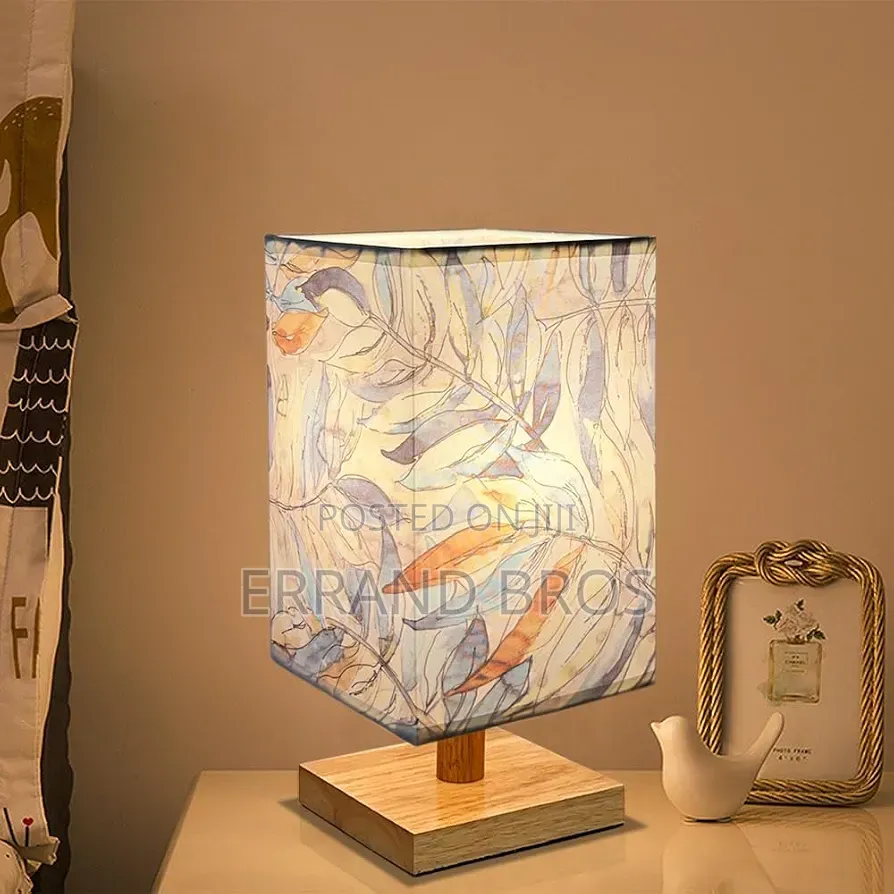 Fabric Bedside Table Lamp