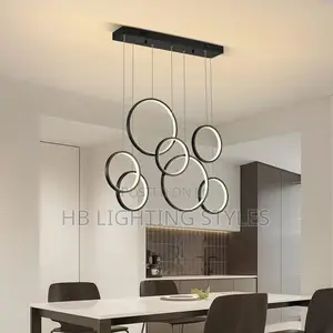 Modern Rings Led Dining Room Pendant Light