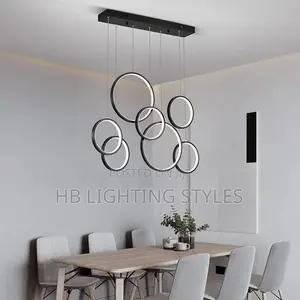 Modern Rings Led Dining Room Pendant Light