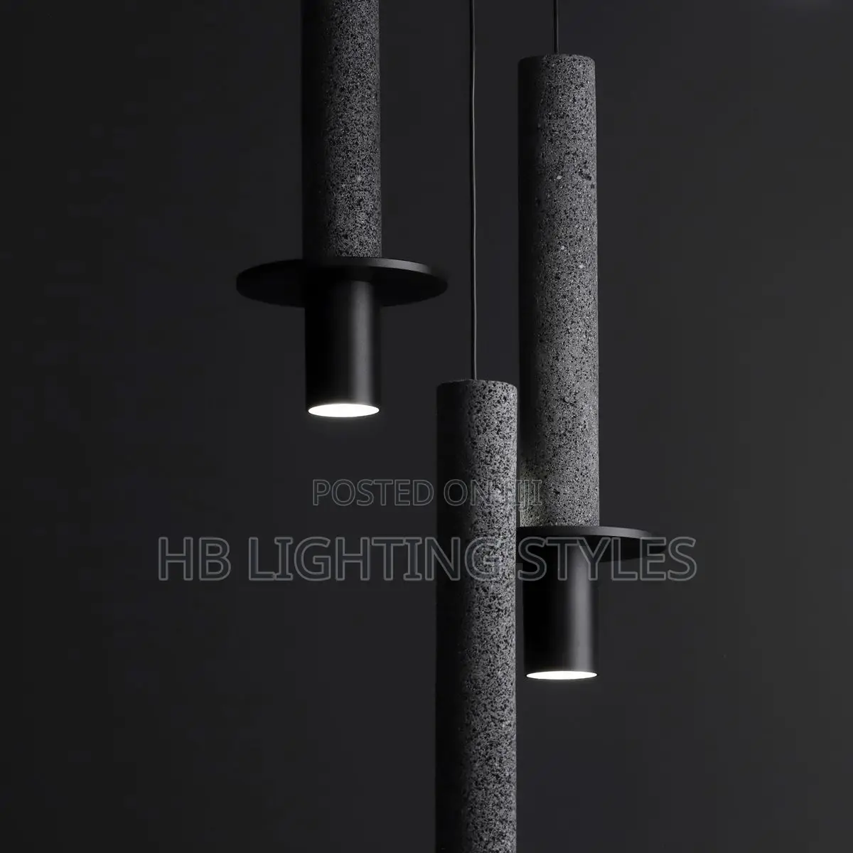 New Modern Classical Texture Stone Pendant Light