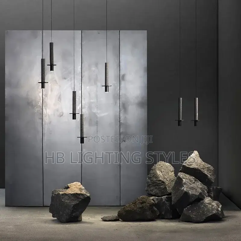 New Modern Classical Texture Stone Pendant Light