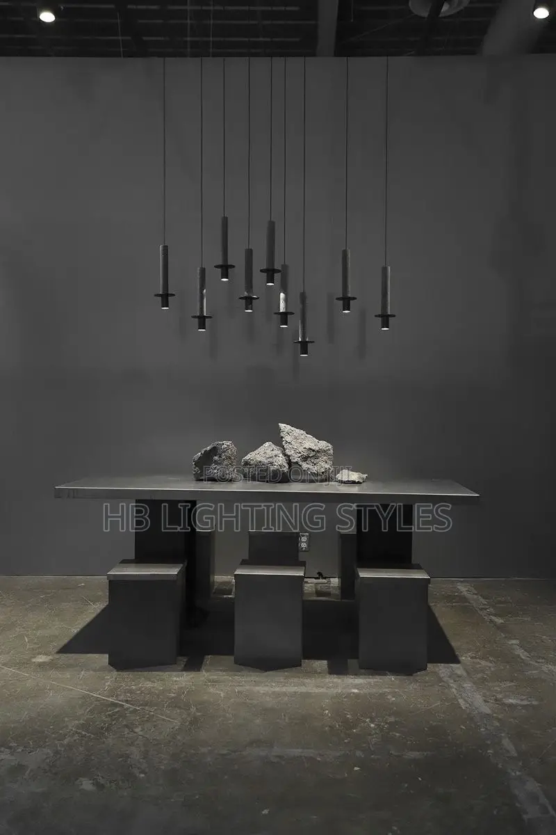 New Modern Classical Texture Stone Pendant Light