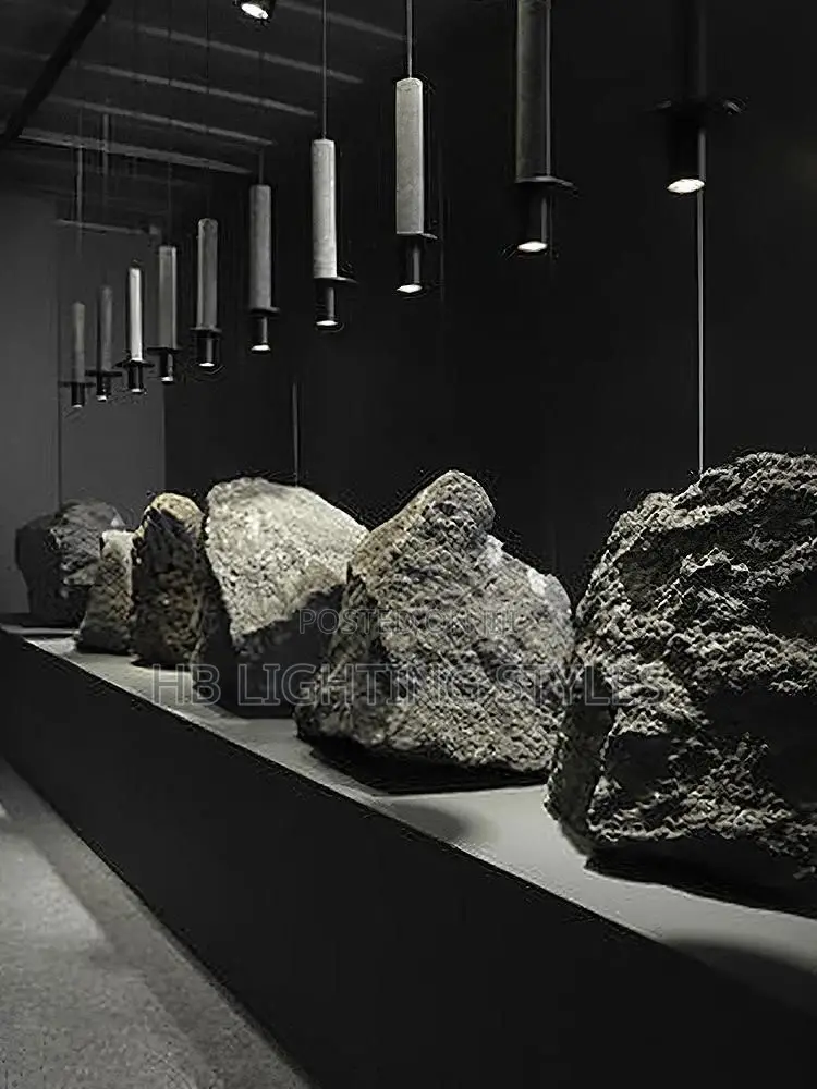 New Modern Classical Texture Stone Pendant Light