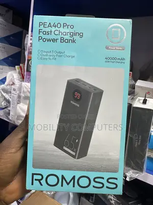 Romoss Power Bank 40000mah 65watt for Phone and Laptops