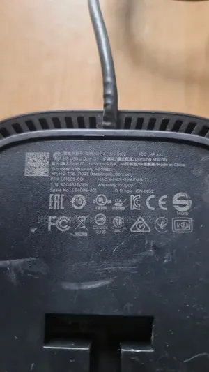 HP USB-C Dock G5 120W AC Power Adapter ( Tokunbo)