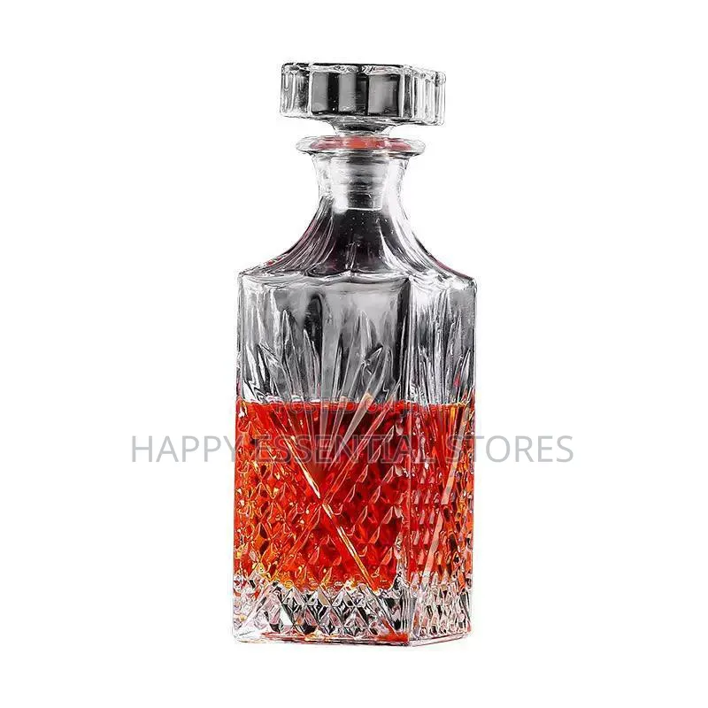 Glass Wine Decanter With Lid