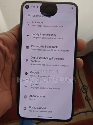 Google Pixel 5 128 GB Black