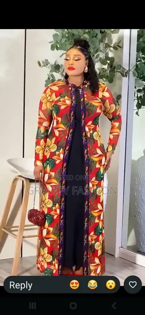 Ladies Turkish Multi Colours Gown