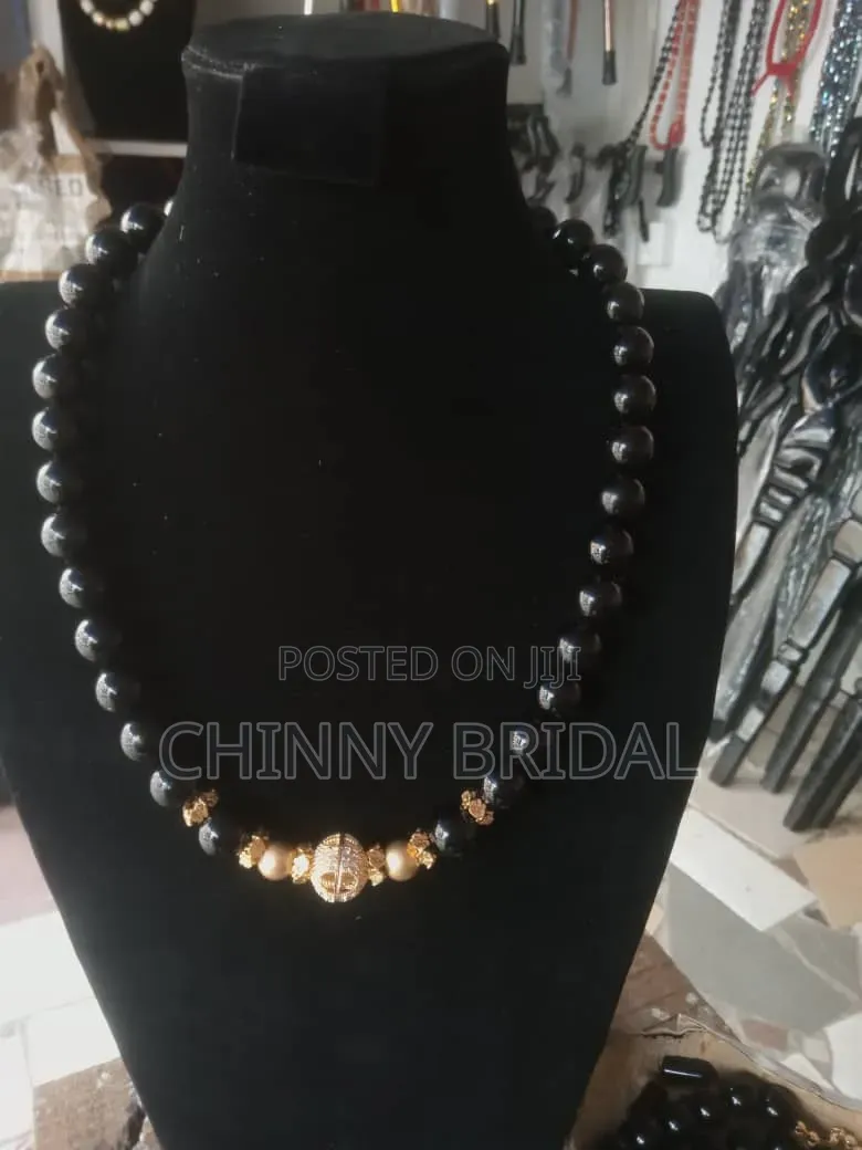 Black Stone Bead