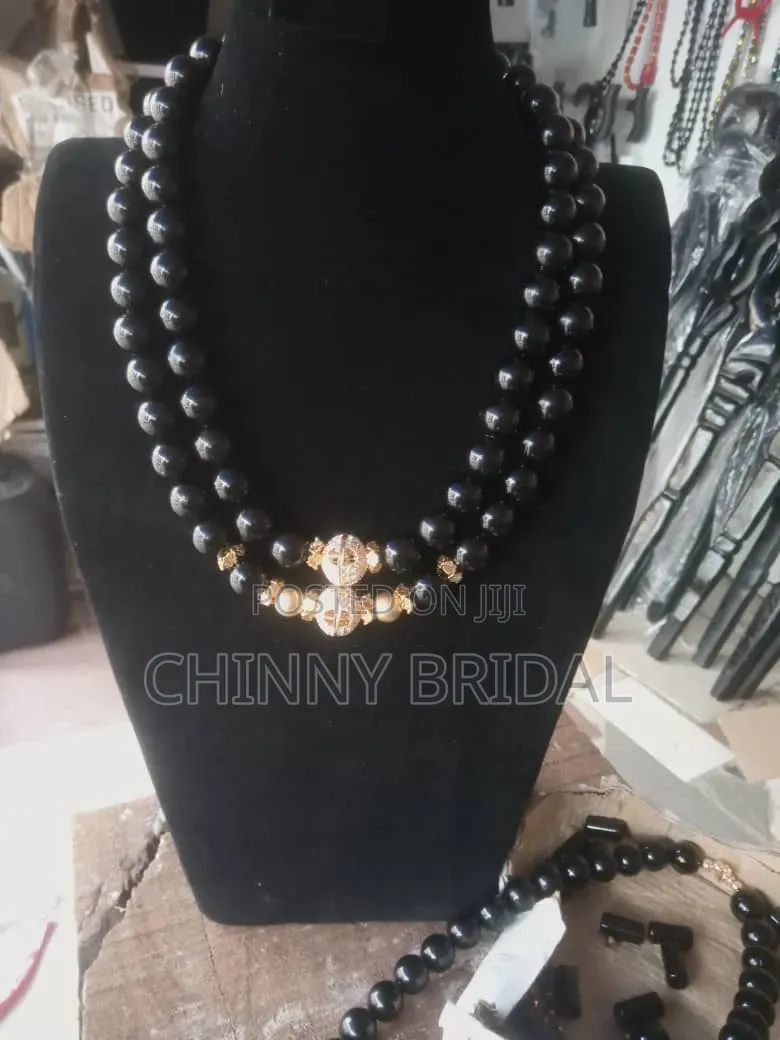 Double Layer Black Quality Bead
