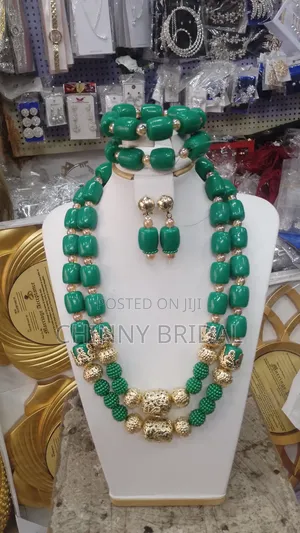 Green Beaded Necklace