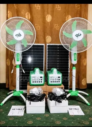 Rechargeable Solar Fan – Powerful Portable