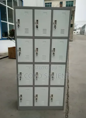 Multiple Doors Metal Locker With Separate Keys